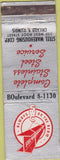 Matchbook Cover - Steel Warehousing Center Chicago IL