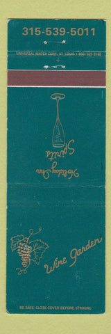 Matchbook Cover - Wine Garden Holiday Inn Waterloo NY WEAR