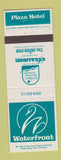 Matchbook Cover - Waterfront Plaza Hotel Indianapolis IN