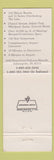Matchbook Cover - Waterfront Plaza Hotel Indianapolis IN