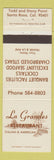Matchbook Cover - La Grandes Restaurant Italian Santa Rosa CA