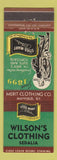 Matchbook Cover - Style Mart Men's Clothes Wilson's Sedalia MO