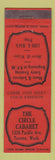 Matchbook Cover - The Circle Cabaret Tacoma WA
