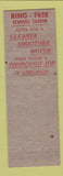 Matchbook Cover - Macmillan Ring Free Oil Louisville KY