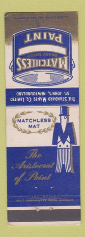 Matchbook Cover - Matchless Paint St Johns NF