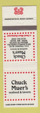 Matchbook Cover - Chuck Muer's Seafood Tavern Brooklyn Center MN