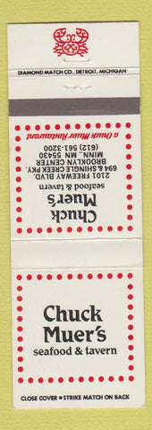 Matchbook Cover - Chuck Muer's Seafood Tavern Brooklyn Center MN
