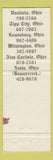 Matchbook Cover - Crossroads Family Restaurant Vandalia Tipp City Lewisburg OH