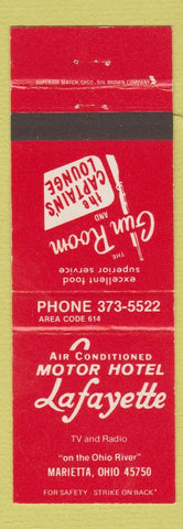 Matchbook Cover - Lafayette Motor Hotel Marietta OH