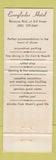 Matchbook Cover - Everglades Hotel Miami FL WEAR