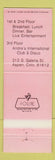 Matchbook Cover - Andre's Aspen Colorado restaurant