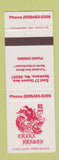 Matchbook Cover - China Drag Chinese Restaurant Spokane WA