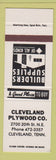 Matchbook Cover - Cleveland Plywood Cleveland TN