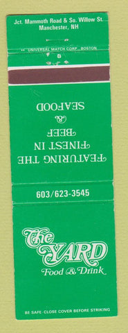 Matchbook Cover - The Yard Restaurant Manchester NH