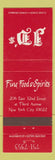 Matchbook Cover - JD's Fine Food & Spirits New York City
