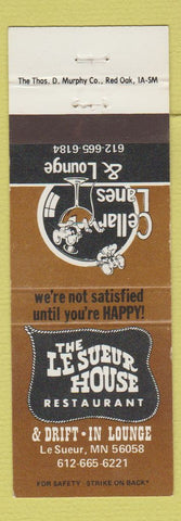 Matchbook Cover - Le Sueur House Restaurant MN