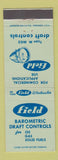 Matchbook Cover - Field Barometric Draft Controls