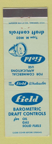 Matchbook Cover - Field Barometric Draft Controls