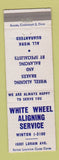 Matchbook Cover - White Wheel Aligning Service Cleveland?