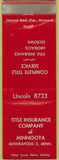 Matchbook Cover - Title Insurance Co Minneapolis MN WEAR
