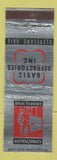 Matchbook Cover - Basic Furnace Refractories Cleveland OH