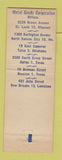 Matchbook Cover - Metal Goods Corp Kansas City MO St Louis Tulsa