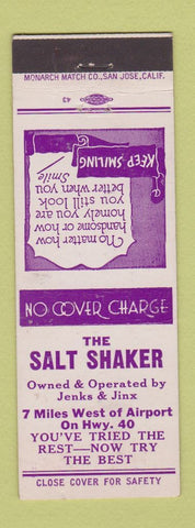 Matchbook Cover - The Salt Shaker