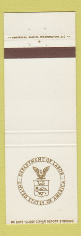 Matchbook Cover - Department of Labor USA