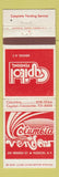 Matchbook Cover - Capitol Vending Ravena NY Columbia Hudson NY