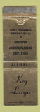 Matchbook Cover - Key Largo Bar Torrance CA WEAR