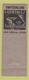 Matchbook Cover - Switzerland Restaurant Los Angeles CA