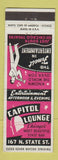 Matchbook Cover - Capitol Lounge Chicago IL