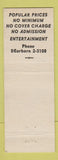 Matchbook Cover - Capitol Lounge Chicago IL