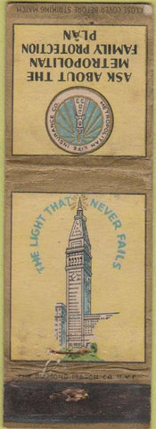 Matchbook Cover - Metropolitan Life Insurance Co WORN