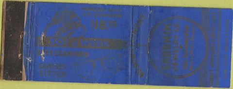 Matchbook Cover - Grodnik Jewelery Minneapolis MN WORN