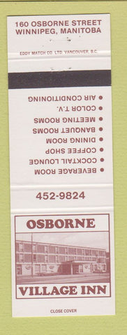 Matchbook Cover - Osborne Village Inn Winnipeg MB