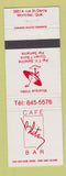 Matchbook Cover - Cafe Blitz Bar Montreal QC