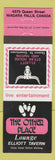 Matchbook Cover - The Other Place Elliott Steak House Niagara Falls ON