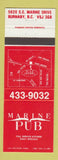 Matchbook Cover - Marine Pub Burnaby BC
