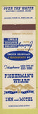 Matchbook Cover - Fisherman's Wharf Inn and Motel Doothbay Harbor ME WEAR