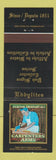 Matchbook Cover - Eddylites Canada Pub Signs Carpenters Arms