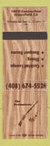 Matchbook Cover - The Powderhorn Greenfield CA