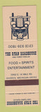 Matchbook Cover - Ryan Roadhouse Warren MI