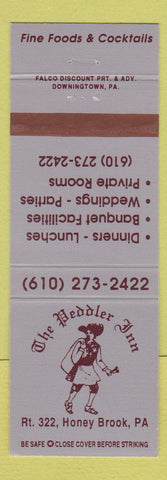 Matchbook Cover - The Peddler Inn Honey Brook PA