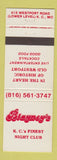 Matchbook Cover - Blayney's Nite Club Kansas City MO
