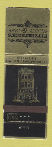 Matchbook Cover - Fitzpatrick's Saloon Cafe Kansas City MO