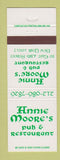 Matchbook Cover - Annie Moore's Pub Restaurant New York City