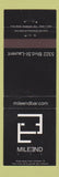 Matchbook Cover - Miles End St Laurent QC