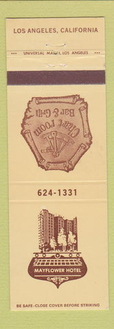 Matchbook Cover - Mayflower Hotel Los Angeles CA