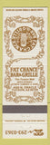 Matchbook Cover - Fat Chance Bar Grille Tucson AZ